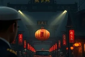 《深蓝回廊》封面：海底隧道检修通道的蓝色调悬疑画面